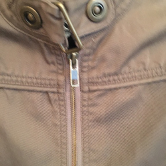 Like new Olive Volcom High neck army jacket - Picture 5 of 6